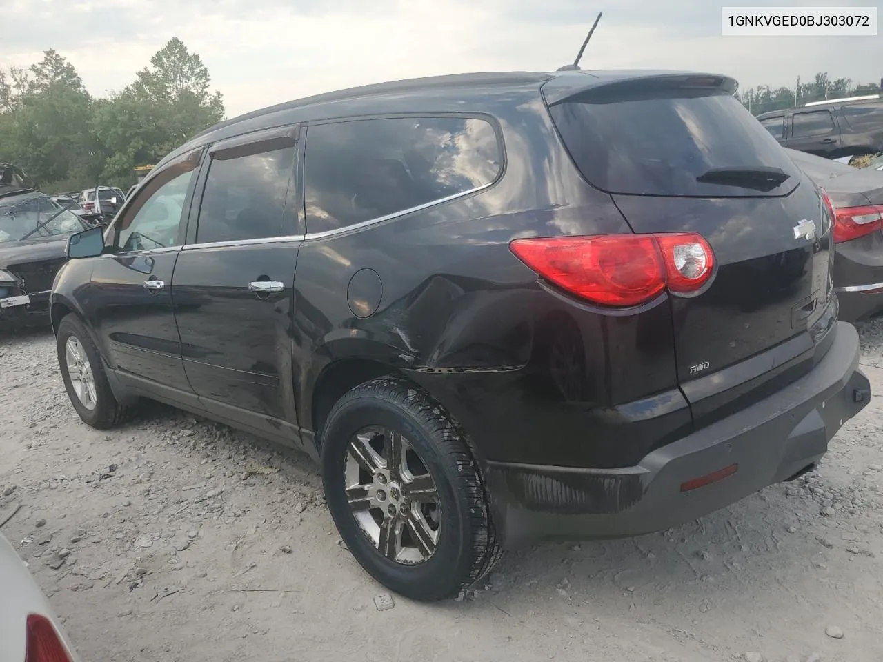 2011 Chevrolet Traverse Lt VIN: 1GNKVGED0BJ303072 Lot: 69028954