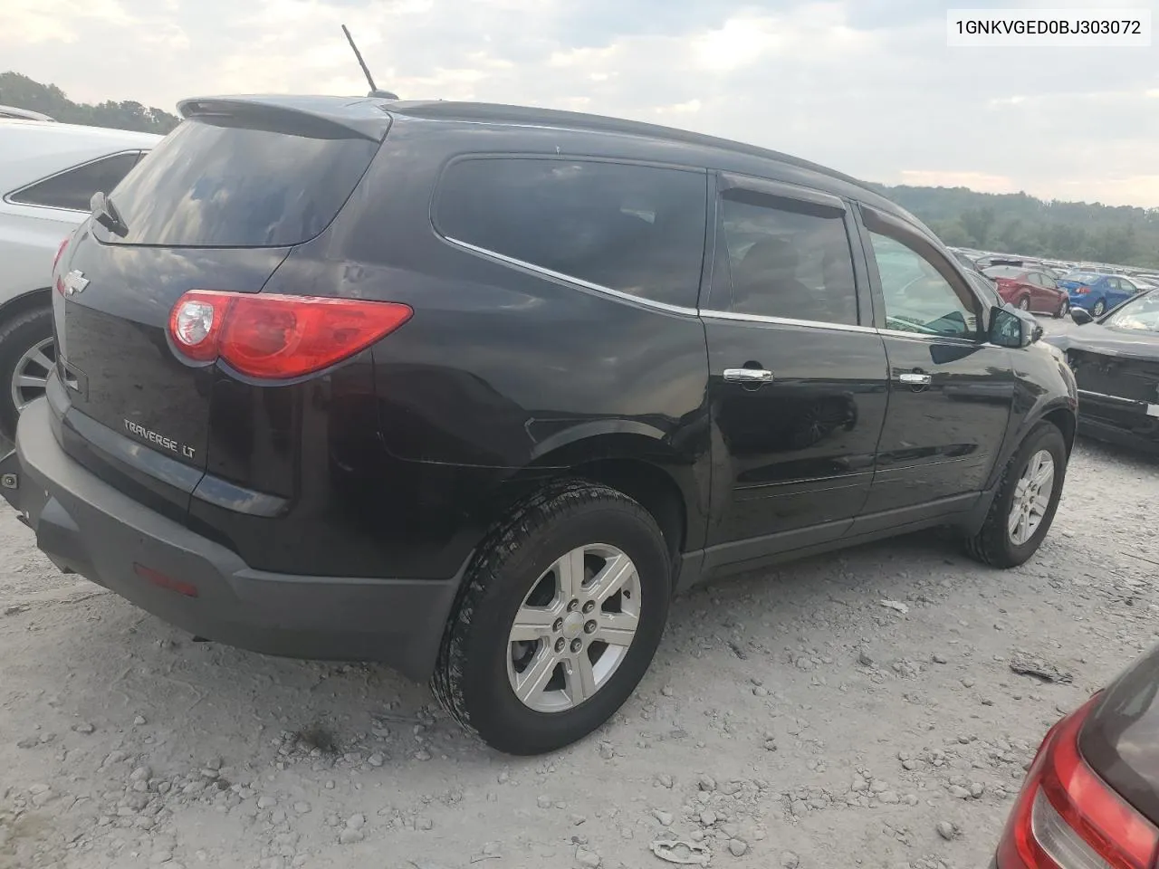 2011 Chevrolet Traverse Lt VIN: 1GNKVGED0BJ303072 Lot: 69028954