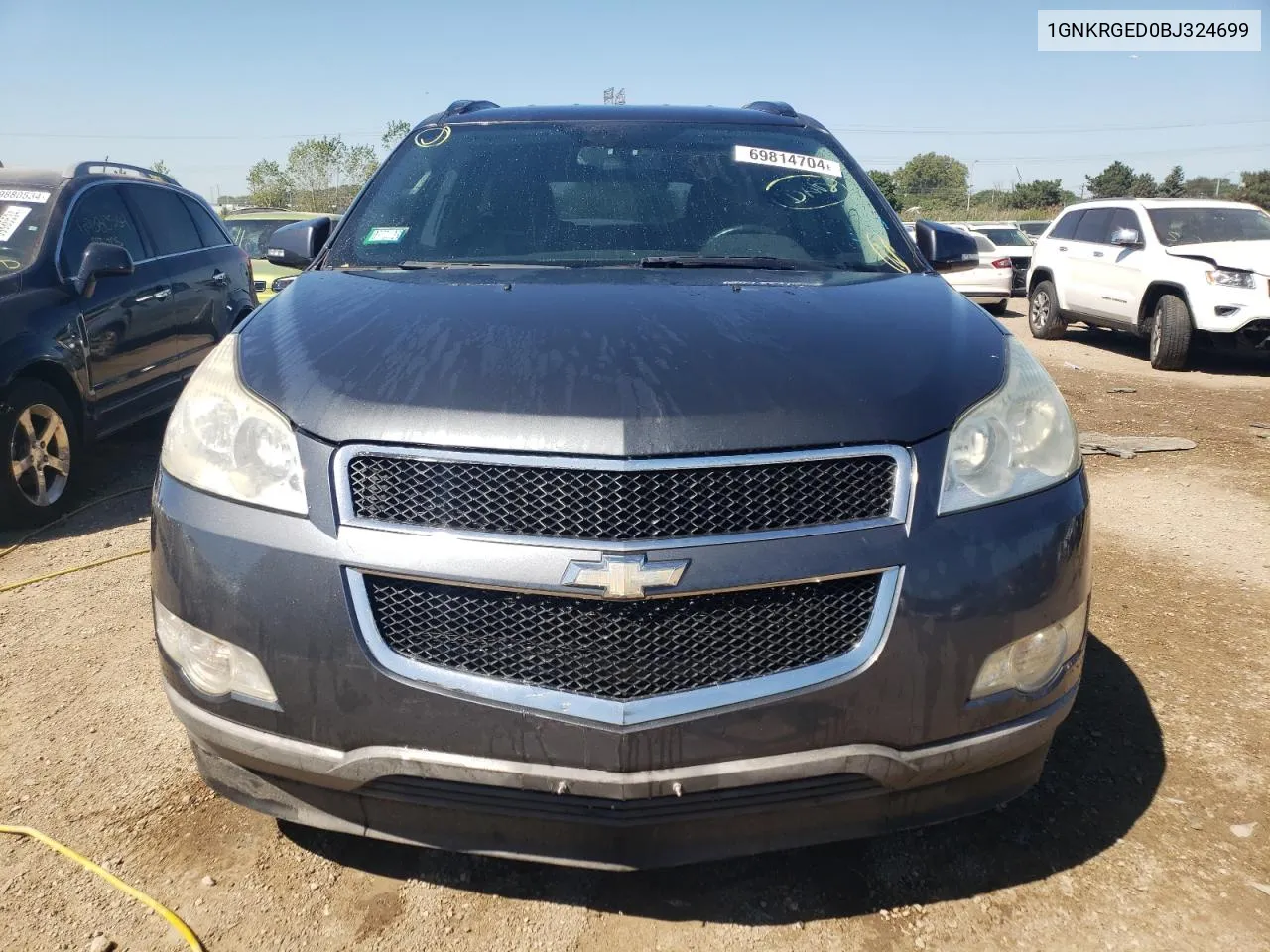 2011 Chevrolet Traverse Lt VIN: 1GNKRGED0BJ324699 Lot: 69814704