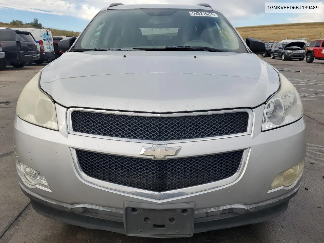 2011 Chevrolet Traverse Ls VIN: 1GNKVEED6BJ139489 Lot: 69821684