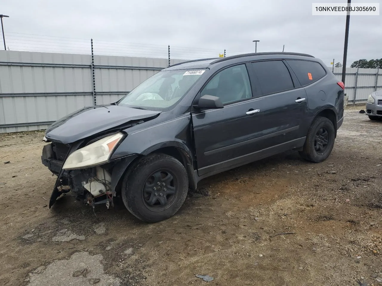 2011 Chevrolet Traverse Ls VIN: 1GNKVEED8BJ305690 Lot: 71466074