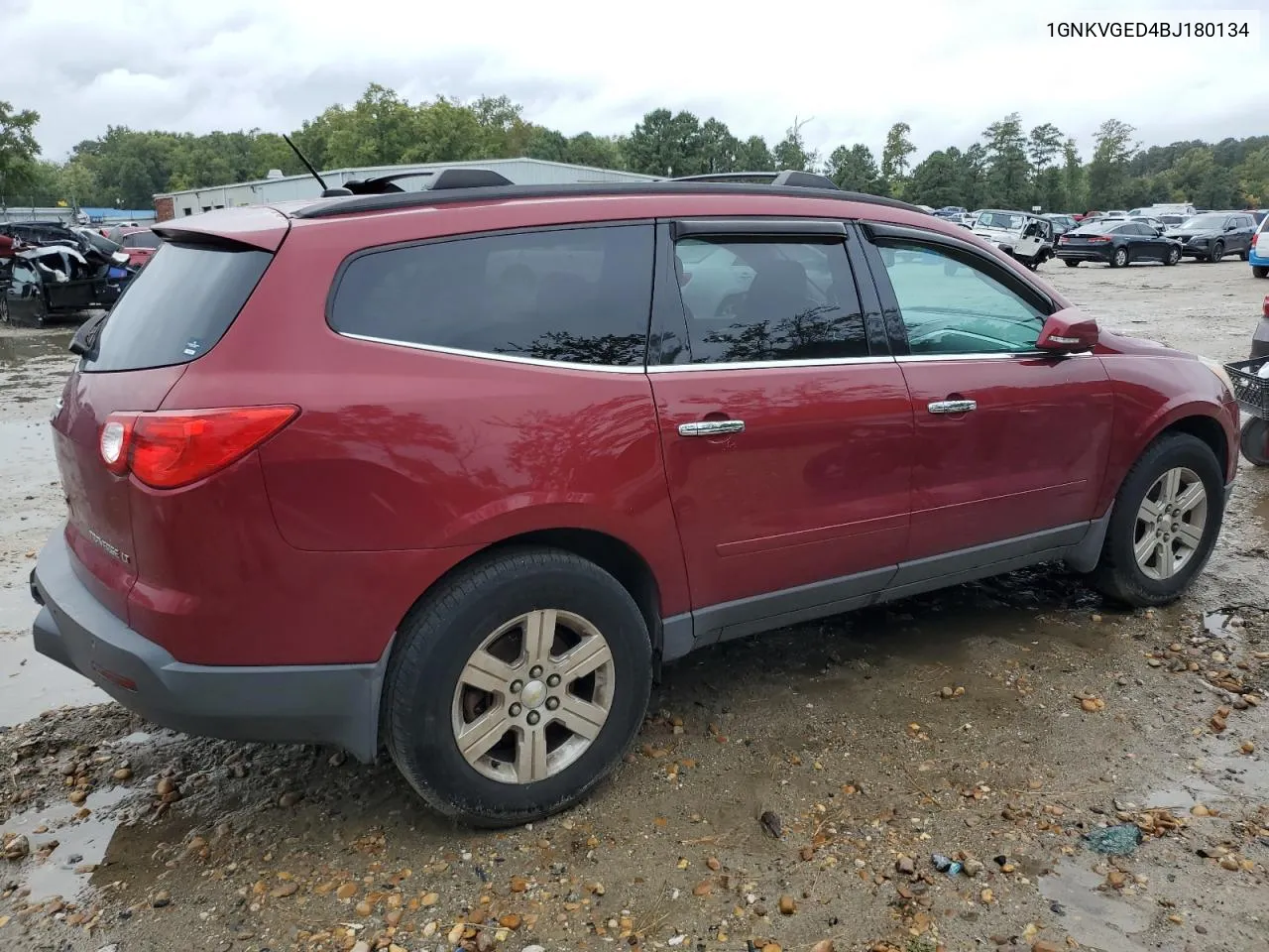 2011 Chevrolet Traverse Lt VIN: 1GNKVGED4BJ180134 Lot: 71611184