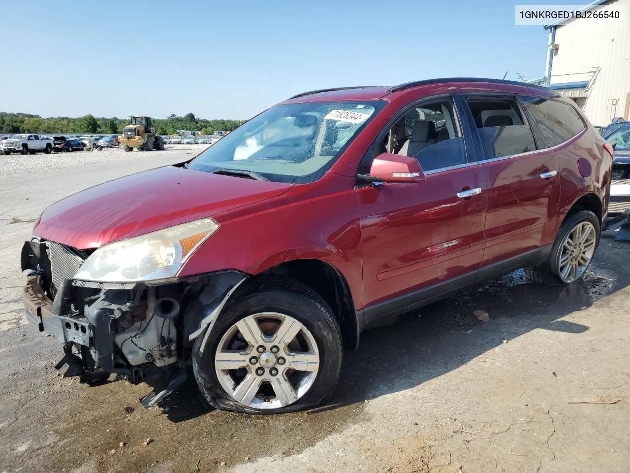 2011 Chevrolet Traverse Lt VIN: 1GNKRGED1BJ266540 Lot: 71826344