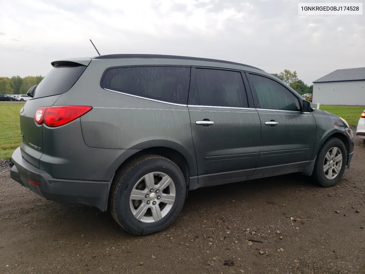 2011 Chevrolet Traverse Lt VIN: 1GNKRGED0BJ174528 Lot: 72850124