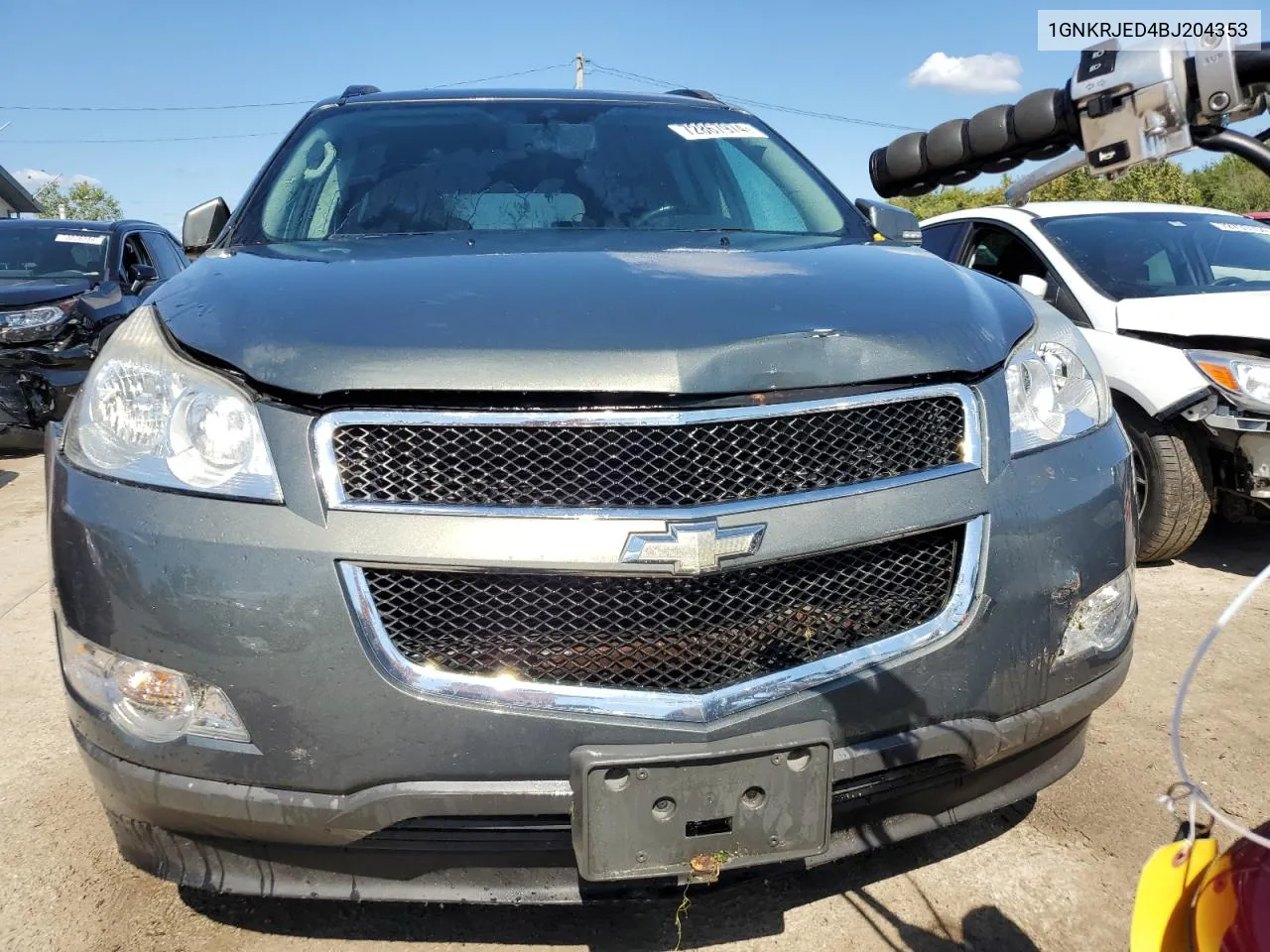 2011 Chevrolet Traverse Lt VIN: 1GNKRJED4BJ204353 Lot: 72867974