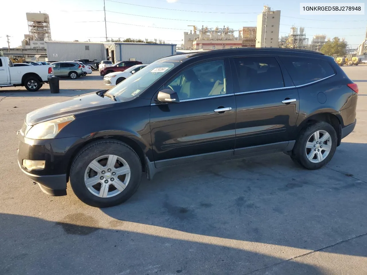 1GNKRGED5BJ278948 2011 Chevrolet Traverse Lt