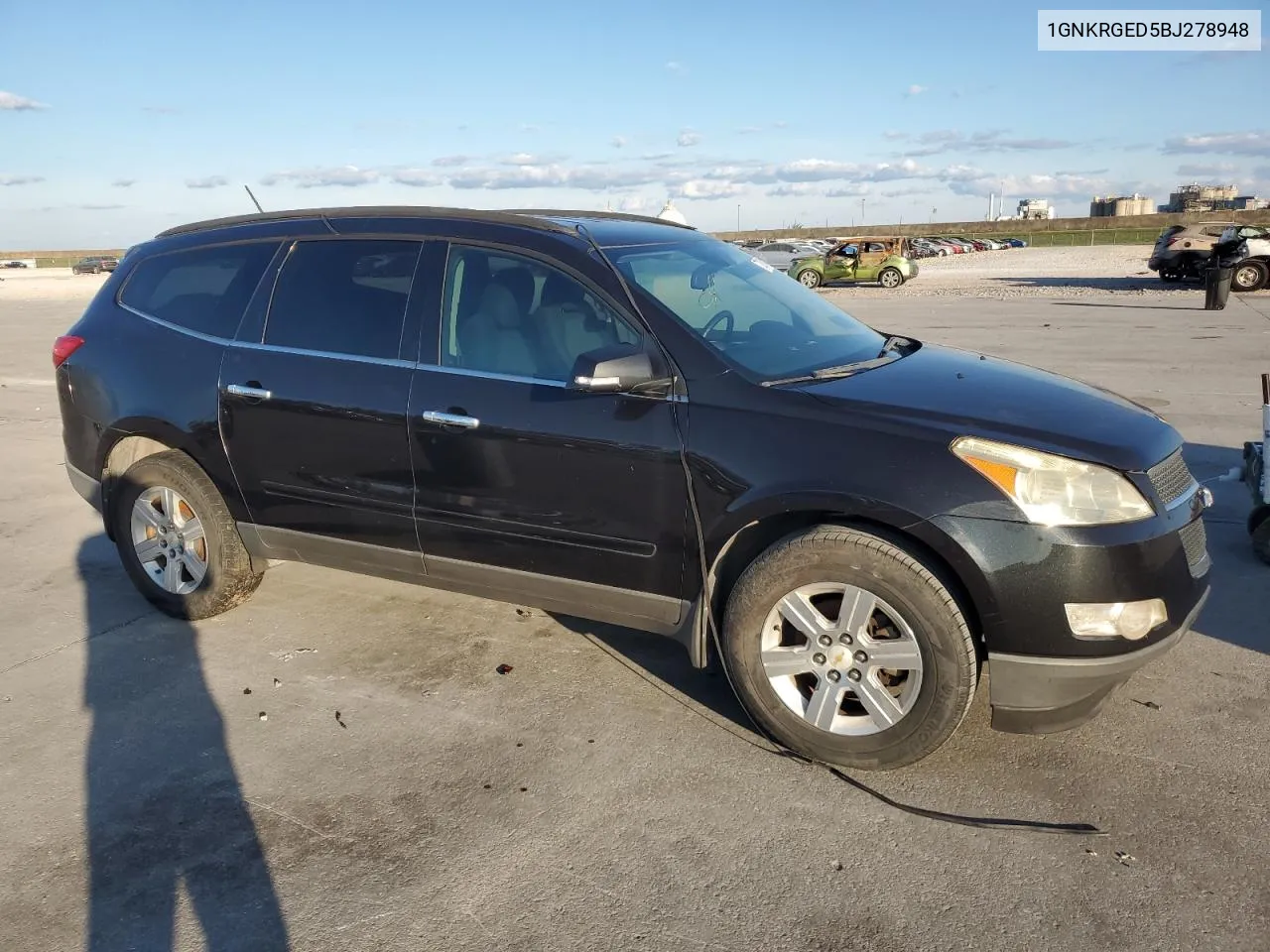 1GNKRGED5BJ278948 2011 Chevrolet Traverse Lt