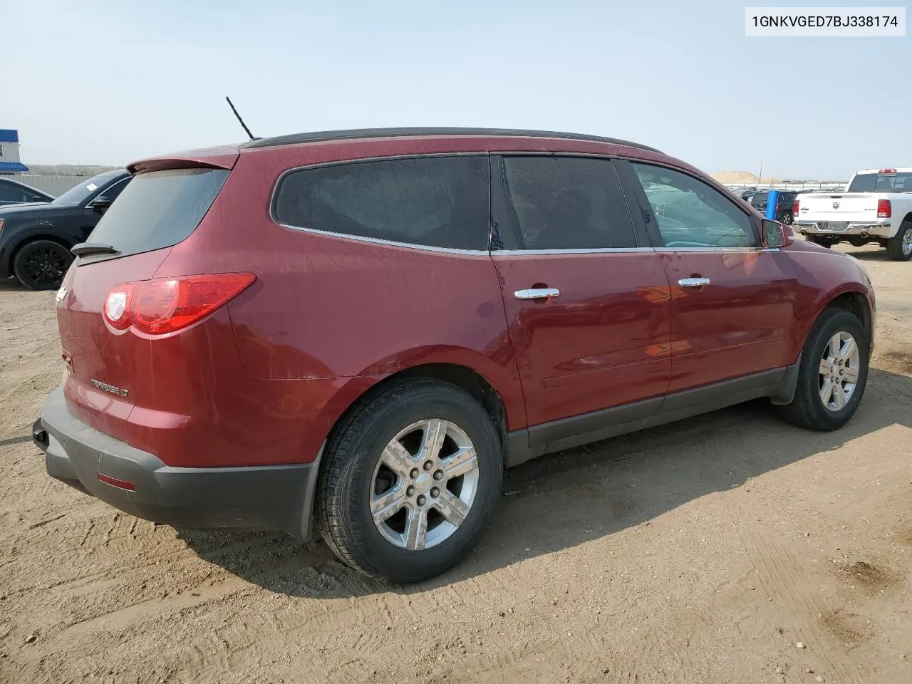 2011 Chevrolet Traverse Lt VIN: 1GNKVGED7BJ338174 Lot: 73512274