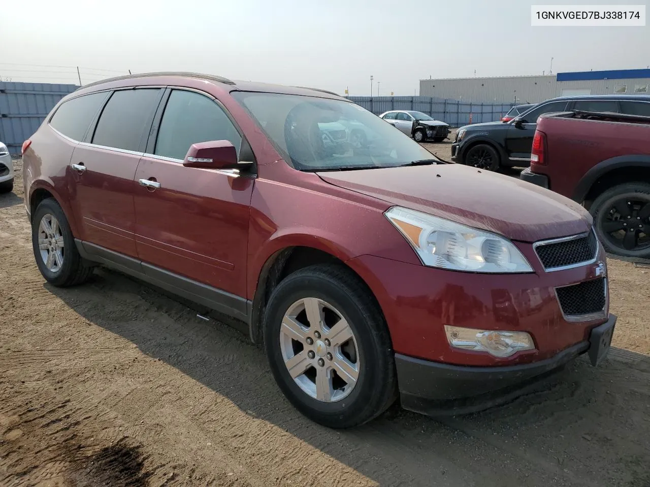 2011 Chevrolet Traverse Lt VIN: 1GNKVGED7BJ338174 Lot: 73512274