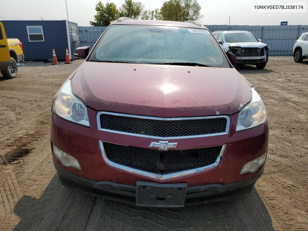 2011 Chevrolet Traverse Lt VIN: 1GNKVGED7BJ338174 Lot: 73512274