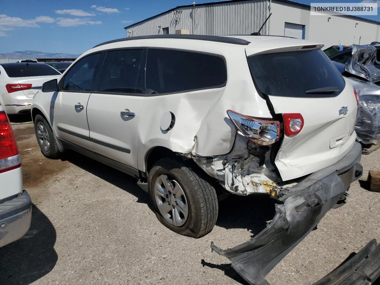 2011 Chevrolet Traverse Ls VIN: 1GNKRFED1BJ388731 Lot: 73551134