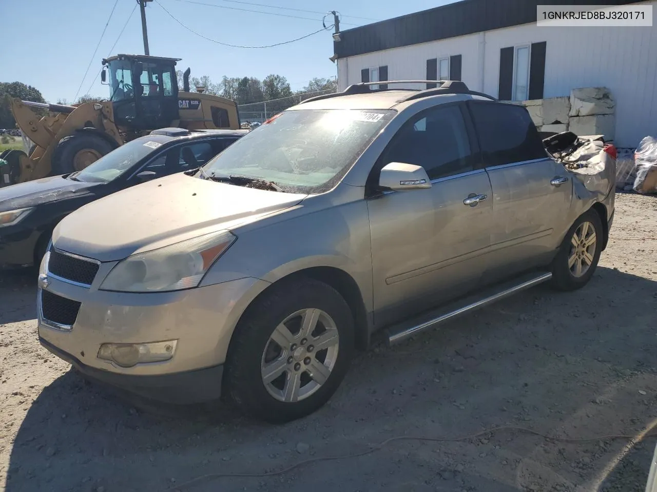 1GNKRJED8BJ320171 2011 Chevrolet Traverse Lt