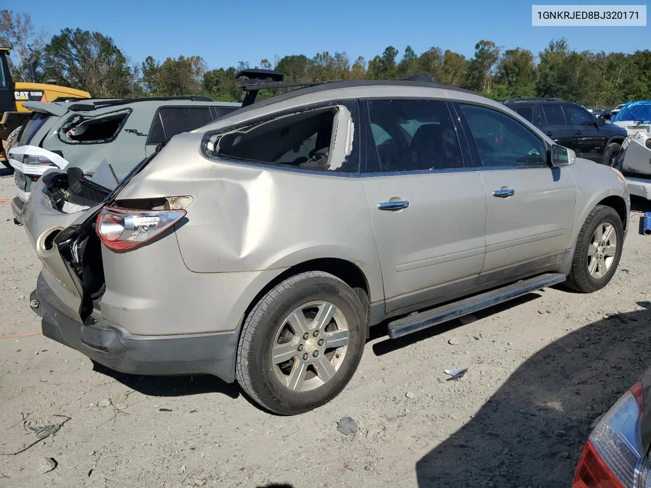 1GNKRJED8BJ320171 2011 Chevrolet Traverse Lt