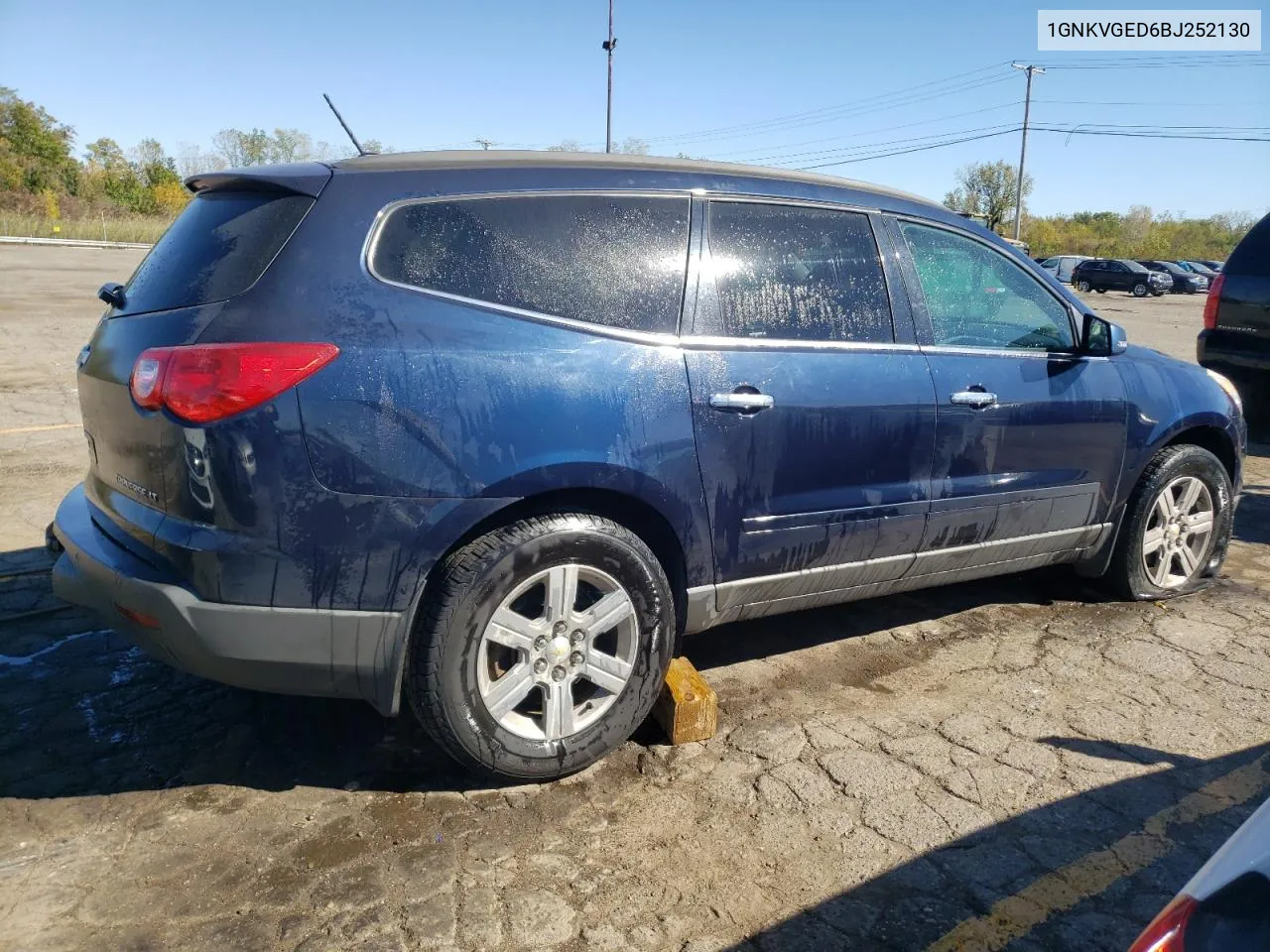 2011 Chevrolet Traverse Lt VIN: 1GNKVGED6BJ252130 Lot: 74474444