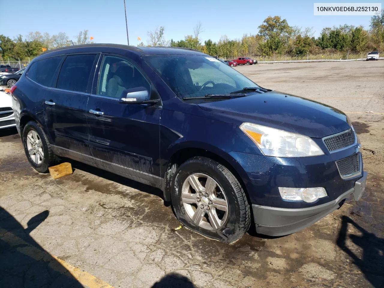 2011 Chevrolet Traverse Lt VIN: 1GNKVGED6BJ252130 Lot: 74474444