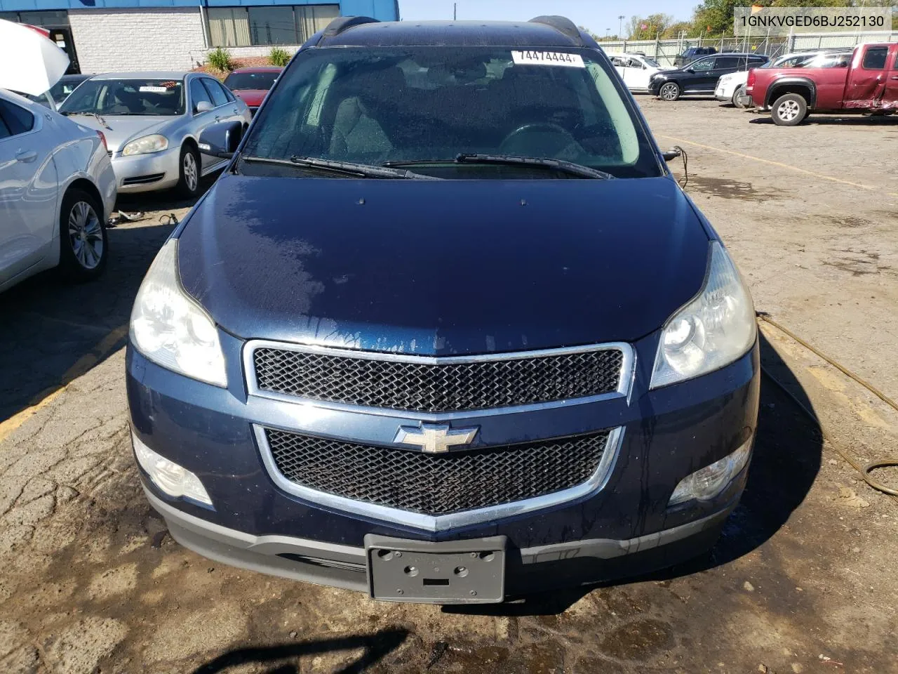 2011 Chevrolet Traverse Lt VIN: 1GNKVGED6BJ252130 Lot: 74474444