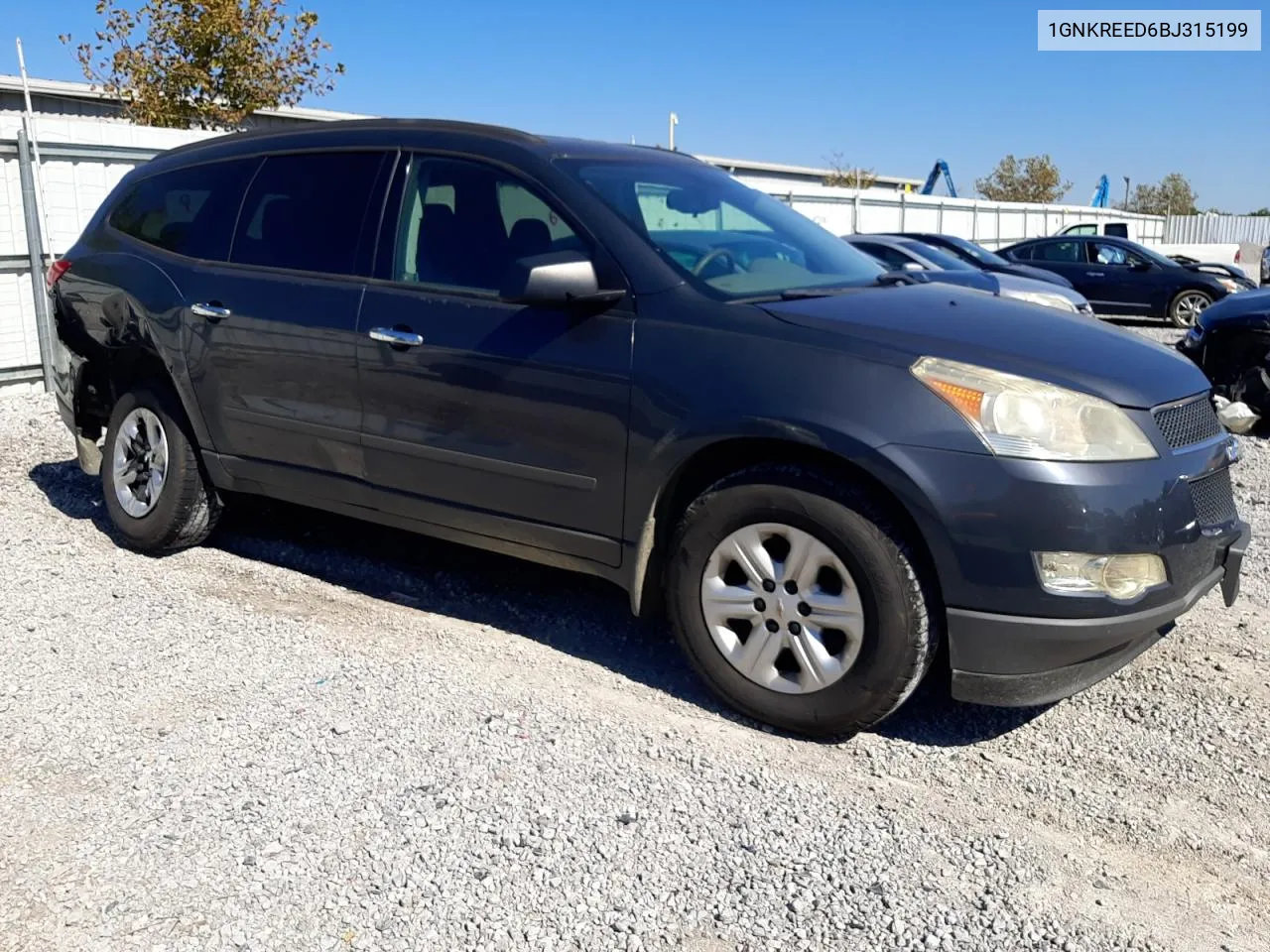 1GNKREED6BJ315199 2011 Chevrolet Traverse Ls