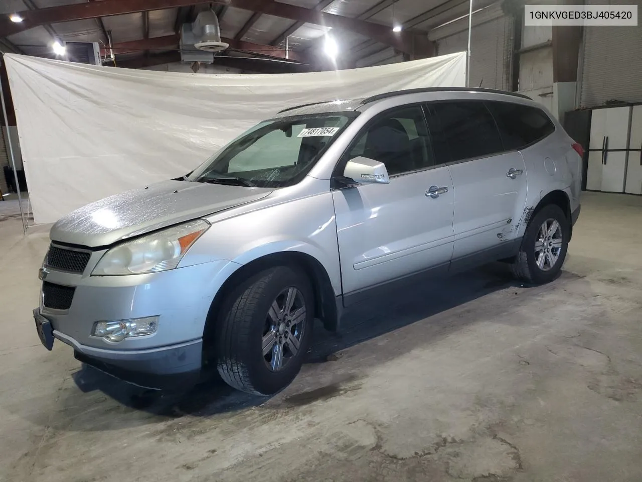 2011 Chevrolet Traverse Lt VIN: 1GNKVGED3BJ405420 Lot: 74817054