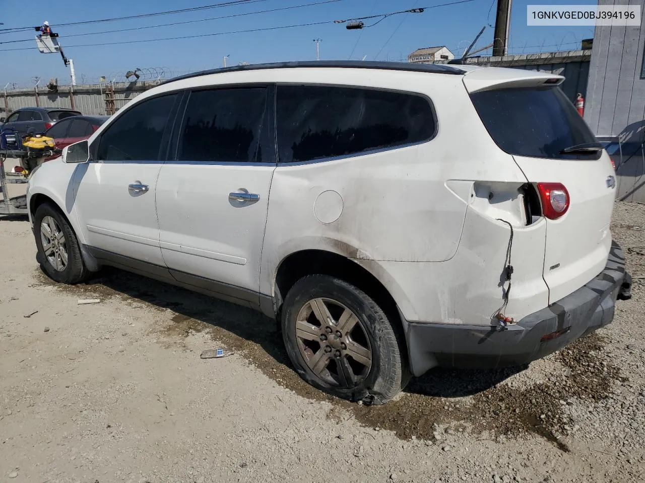 1GNKVGED0BJ394196 2011 Chevrolet Traverse Lt