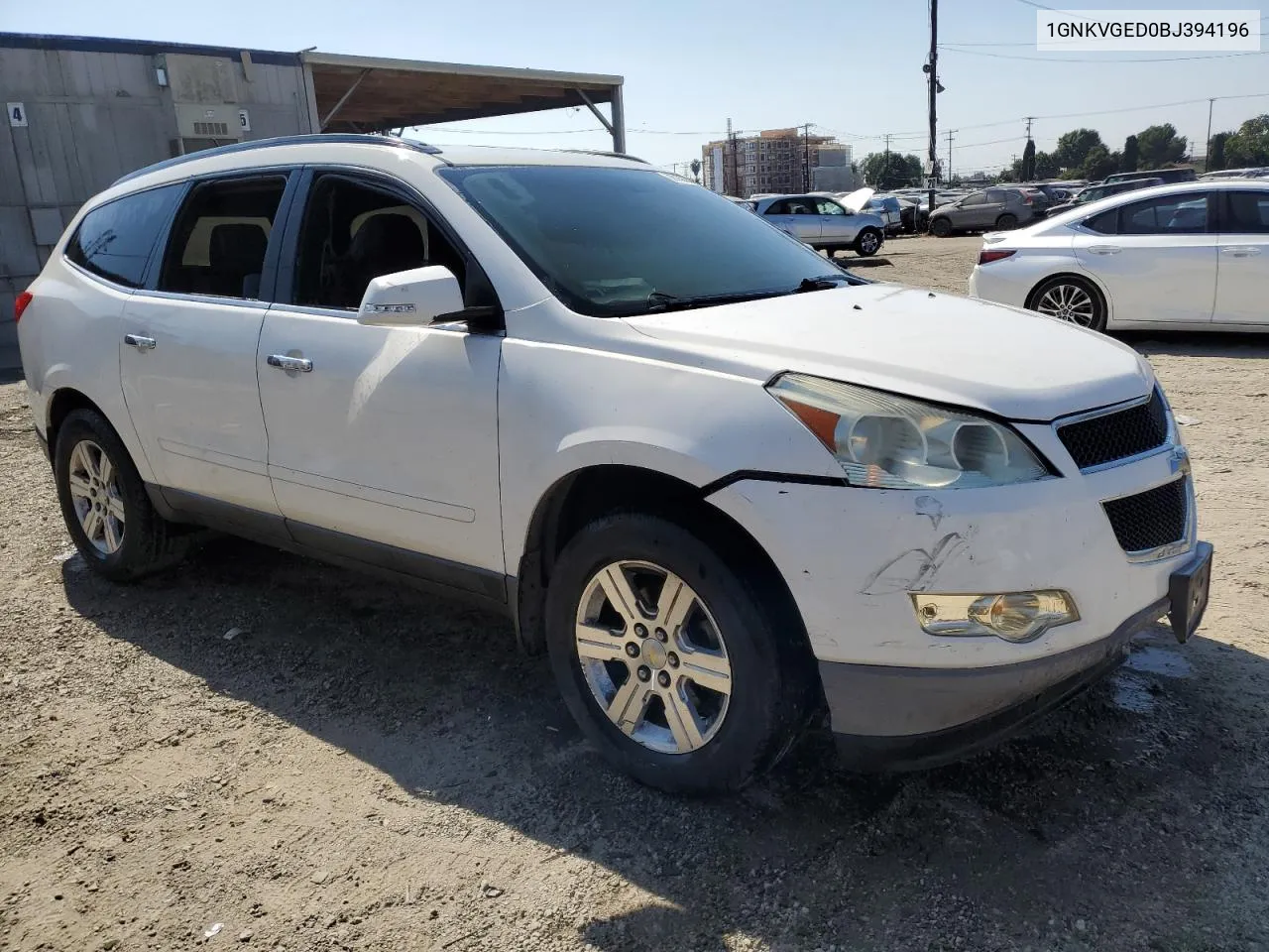 1GNKVGED0BJ394196 2011 Chevrolet Traverse Lt