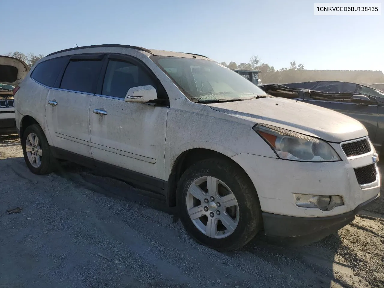 2011 Chevrolet Traverse Lt VIN: 1GNKVGED6BJ138435 Lot: 76201414