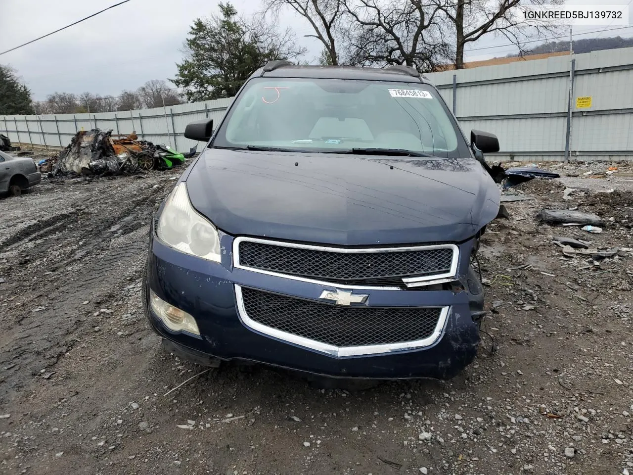 2011 Chevrolet Traverse Ls VIN: 1GNKREED5BJ139732 Lot: 76845813