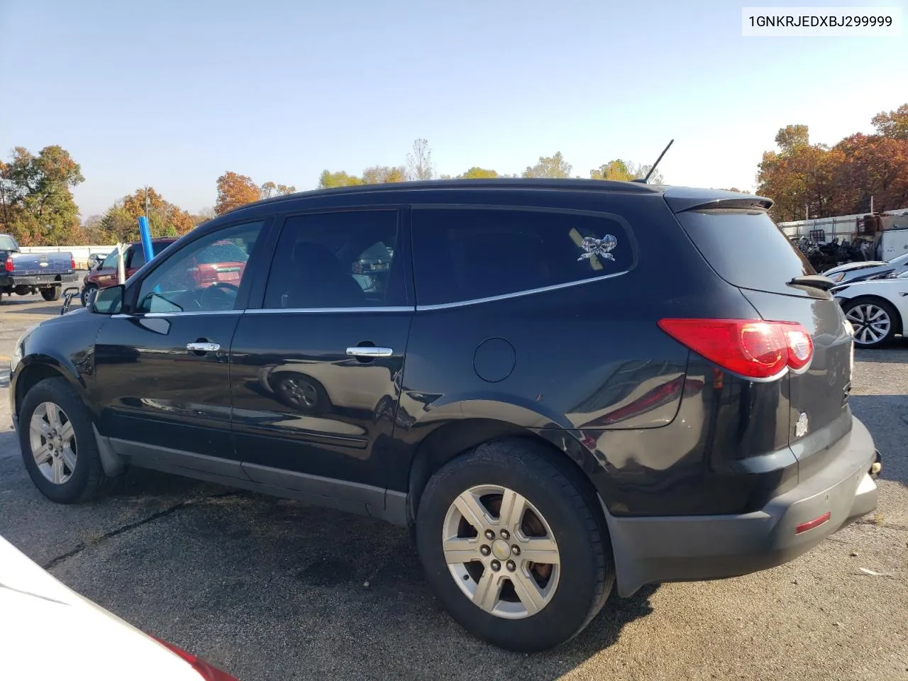 2011 Chevrolet Traverse Lt VIN: 1GNKRJEDXBJ299999 Lot: 77318844