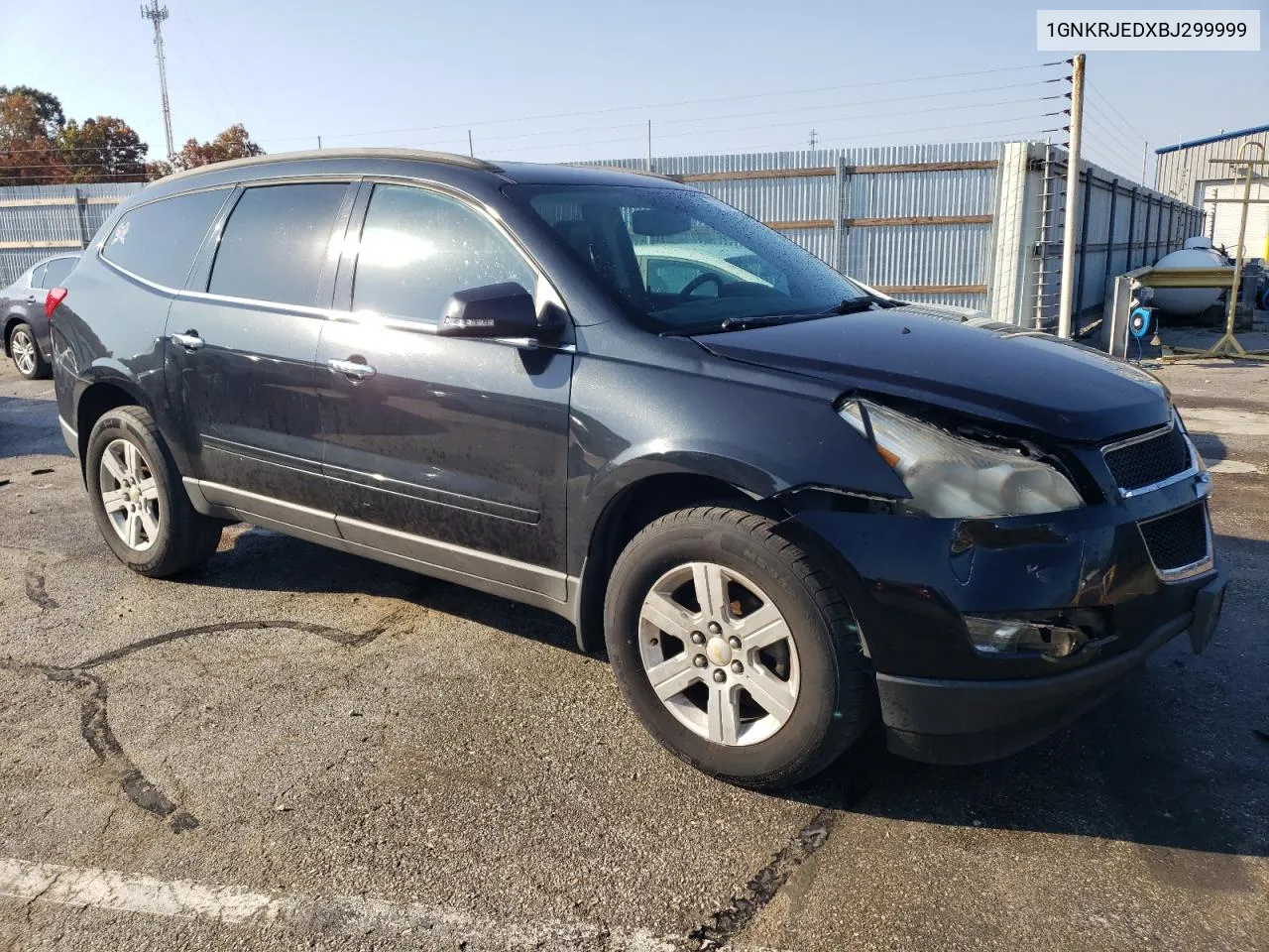 2011 Chevrolet Traverse Lt VIN: 1GNKRJEDXBJ299999 Lot: 77318844