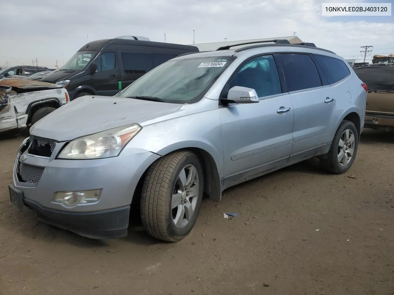 2011 Chevrolet Traverse Ltz VIN: 1GNKVLED2BJ403120 Lot: 77376604