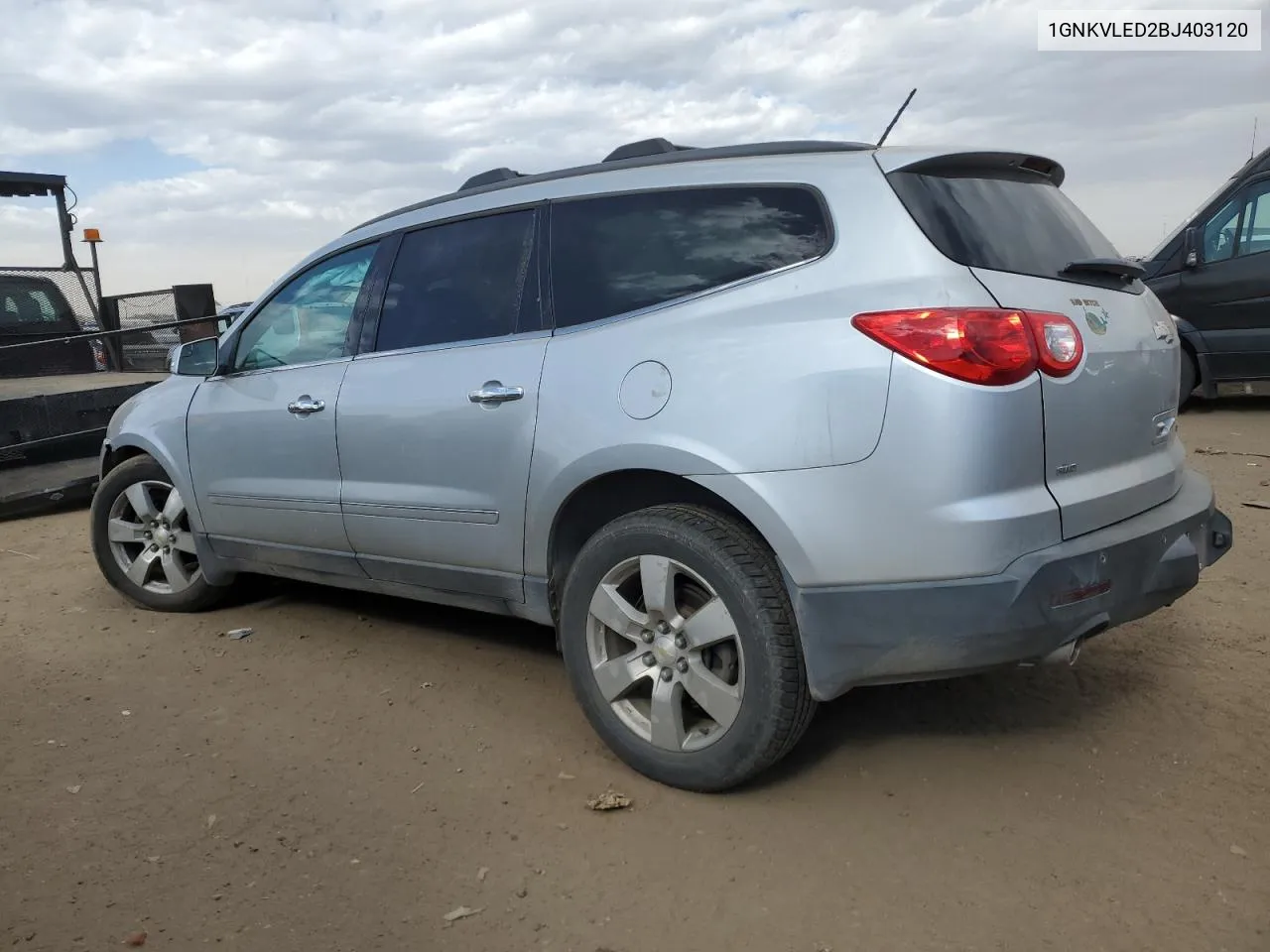 2011 Chevrolet Traverse Ltz VIN: 1GNKVLED2BJ403120 Lot: 77376604