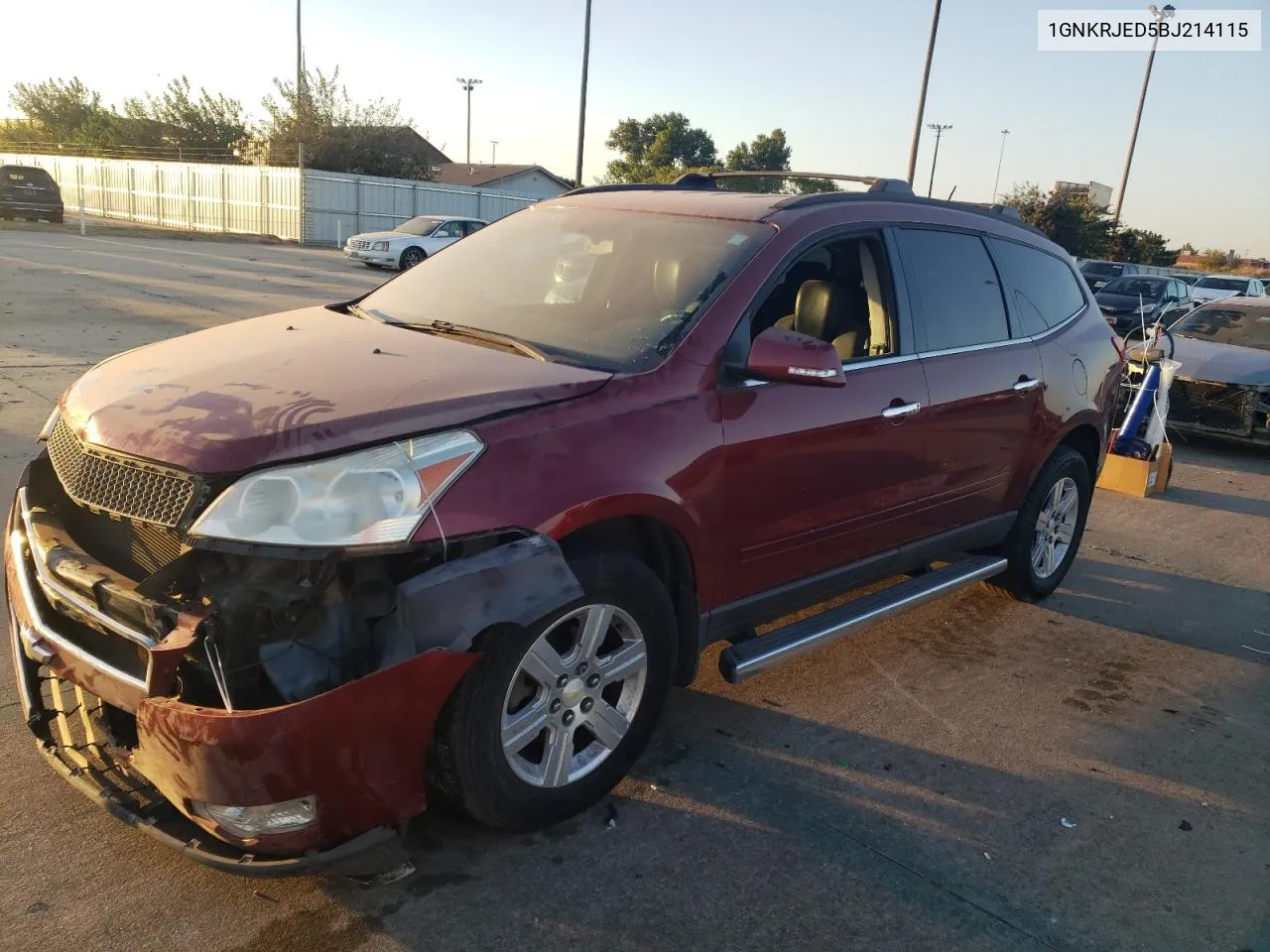 2011 Chevrolet Traverse Lt VIN: 1GNKRJED5BJ214115 Lot: 77453204