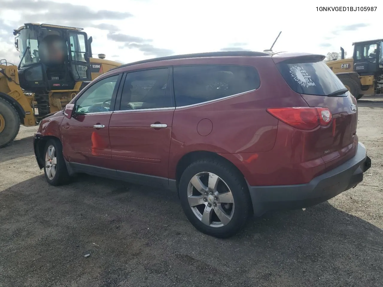 2011 Chevrolet Traverse Lt VIN: 1GNKVGED1BJ105987 Lot: 77768494