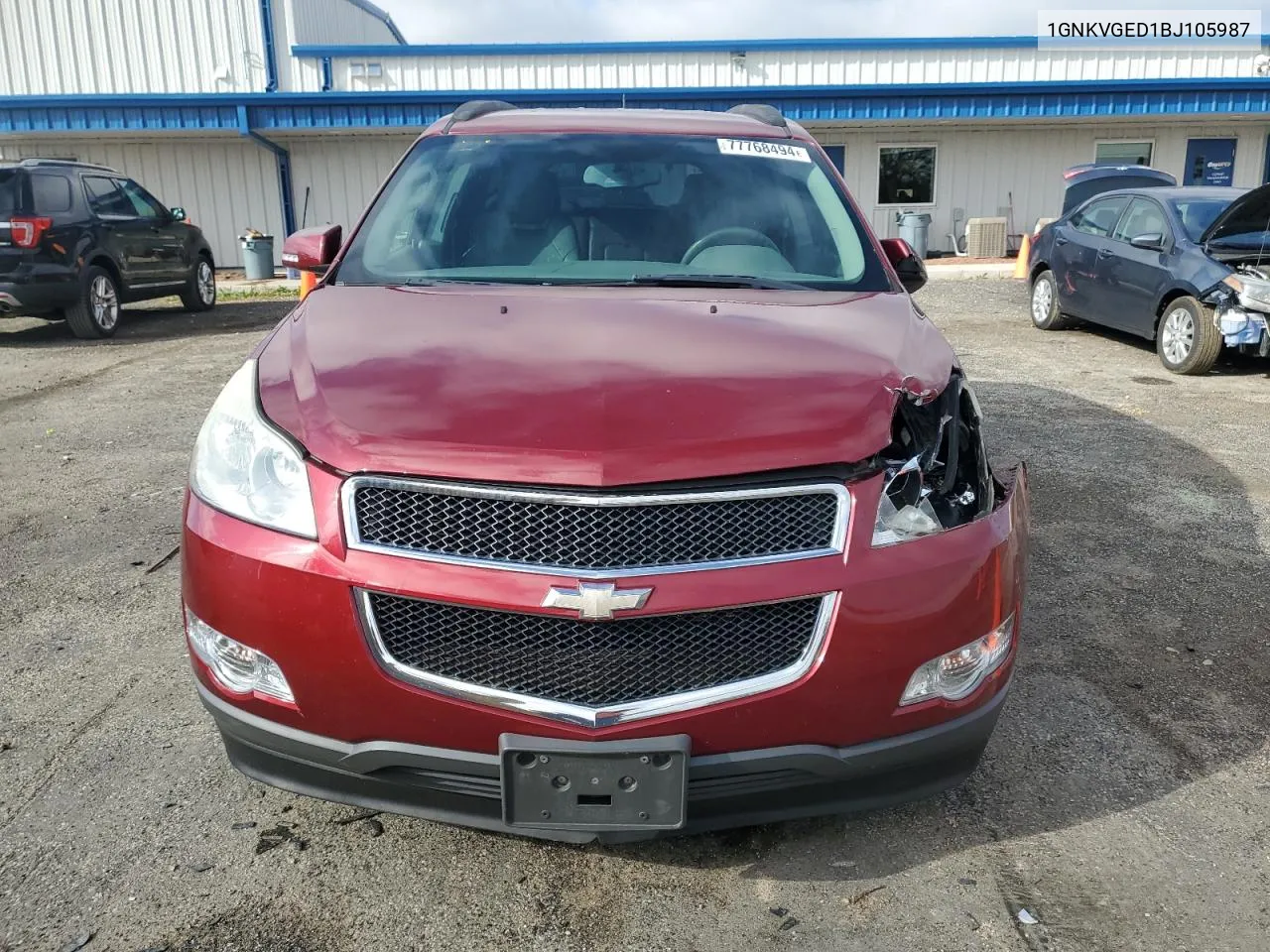 1GNKVGED1BJ105987 2011 Chevrolet Traverse Lt