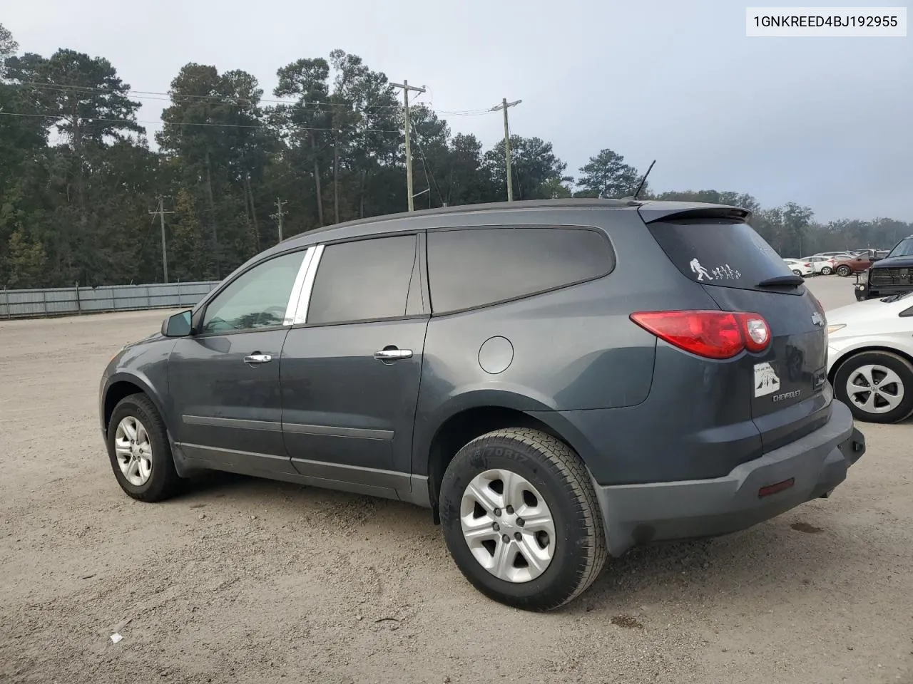 2011 Chevrolet Traverse Ls VIN: 1GNKREED4BJ192955 Lot: 77882834