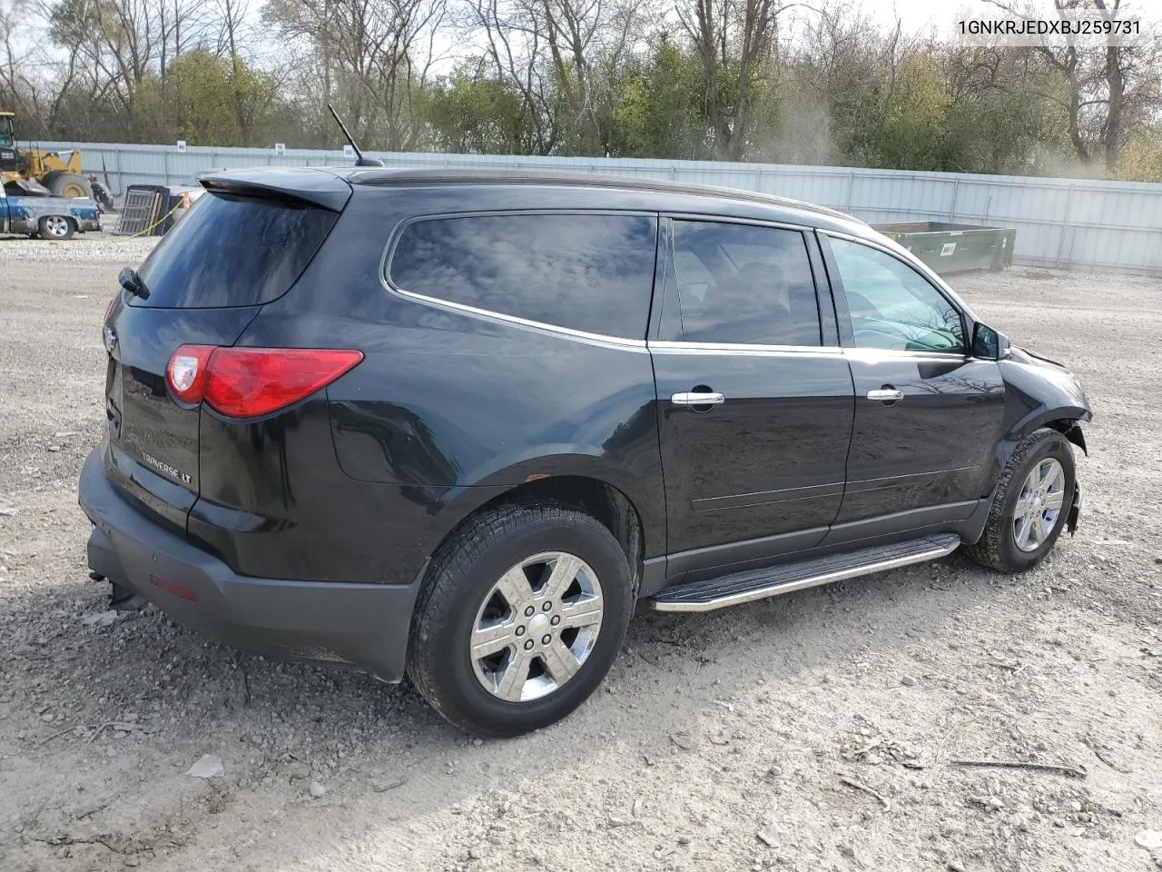 2011 Chevrolet Traverse Lt VIN: 1GNKRJEDXBJ259731 Lot: 78092364