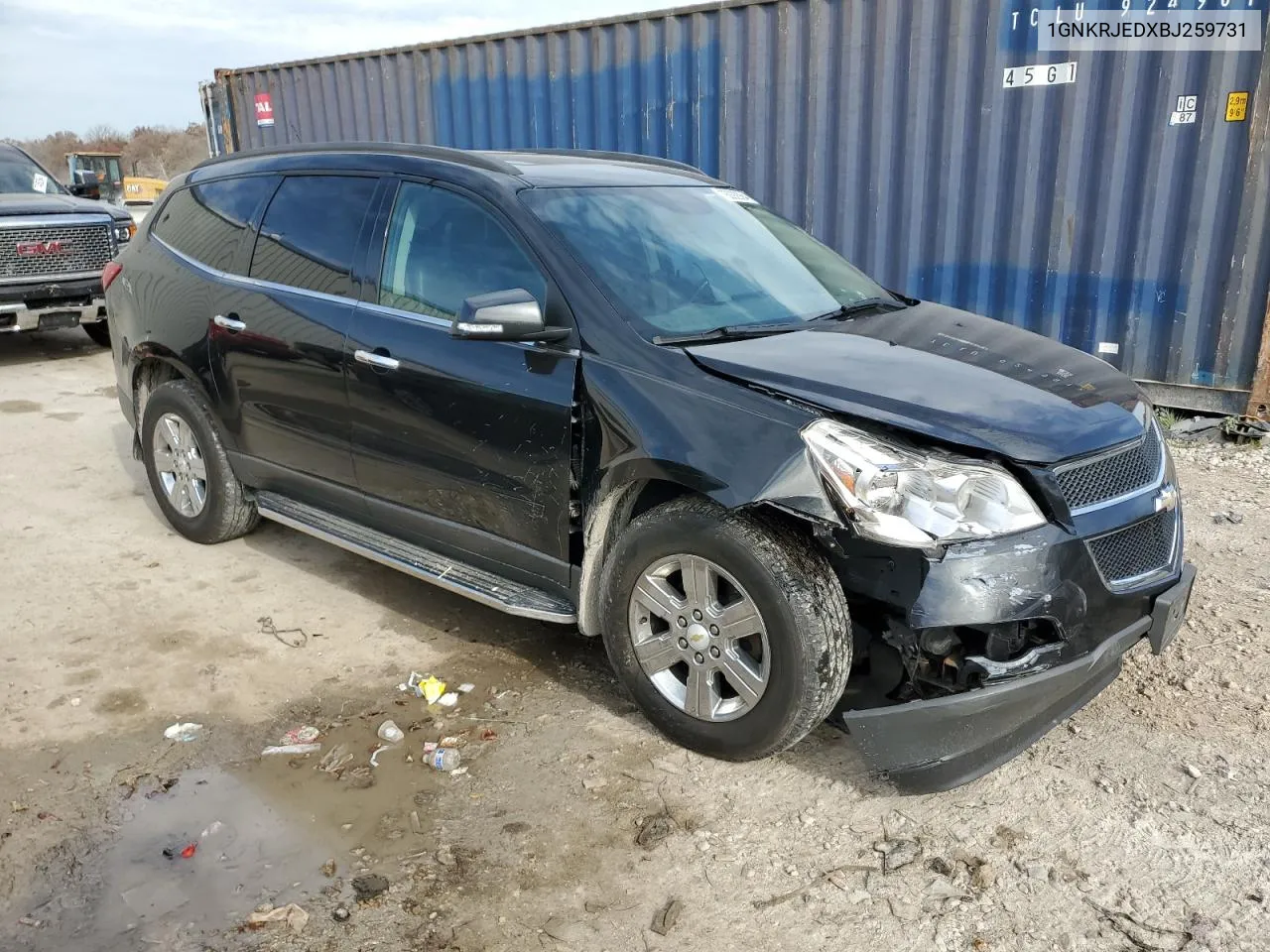 2011 Chevrolet Traverse Lt VIN: 1GNKRJEDXBJ259731 Lot: 78092364