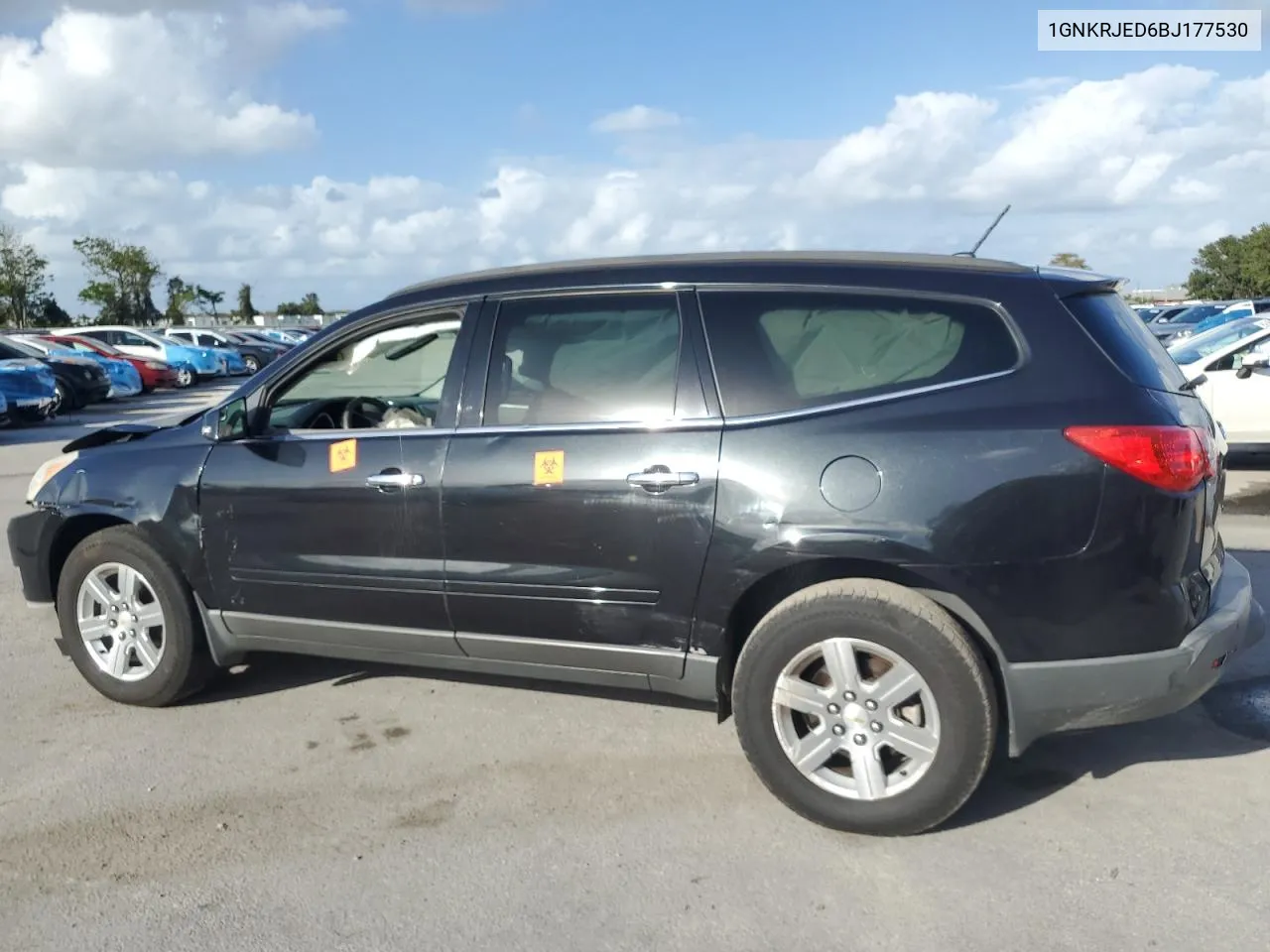 2011 Chevrolet Traverse Lt VIN: 1GNKRJED6BJ177530 Lot: 78318124