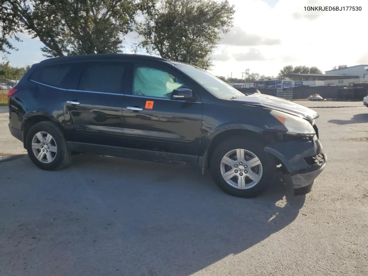 2011 Chevrolet Traverse Lt VIN: 1GNKRJED6BJ177530 Lot: 78318124