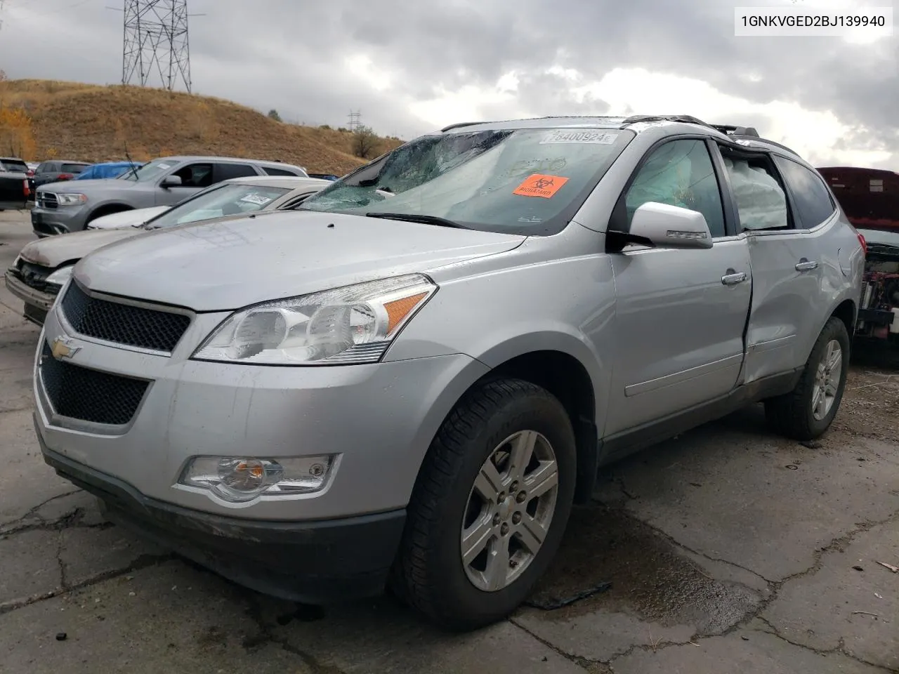 2011 Chevrolet Traverse Lt VIN: 1GNKVGED2BJ139940 Lot: 78400924