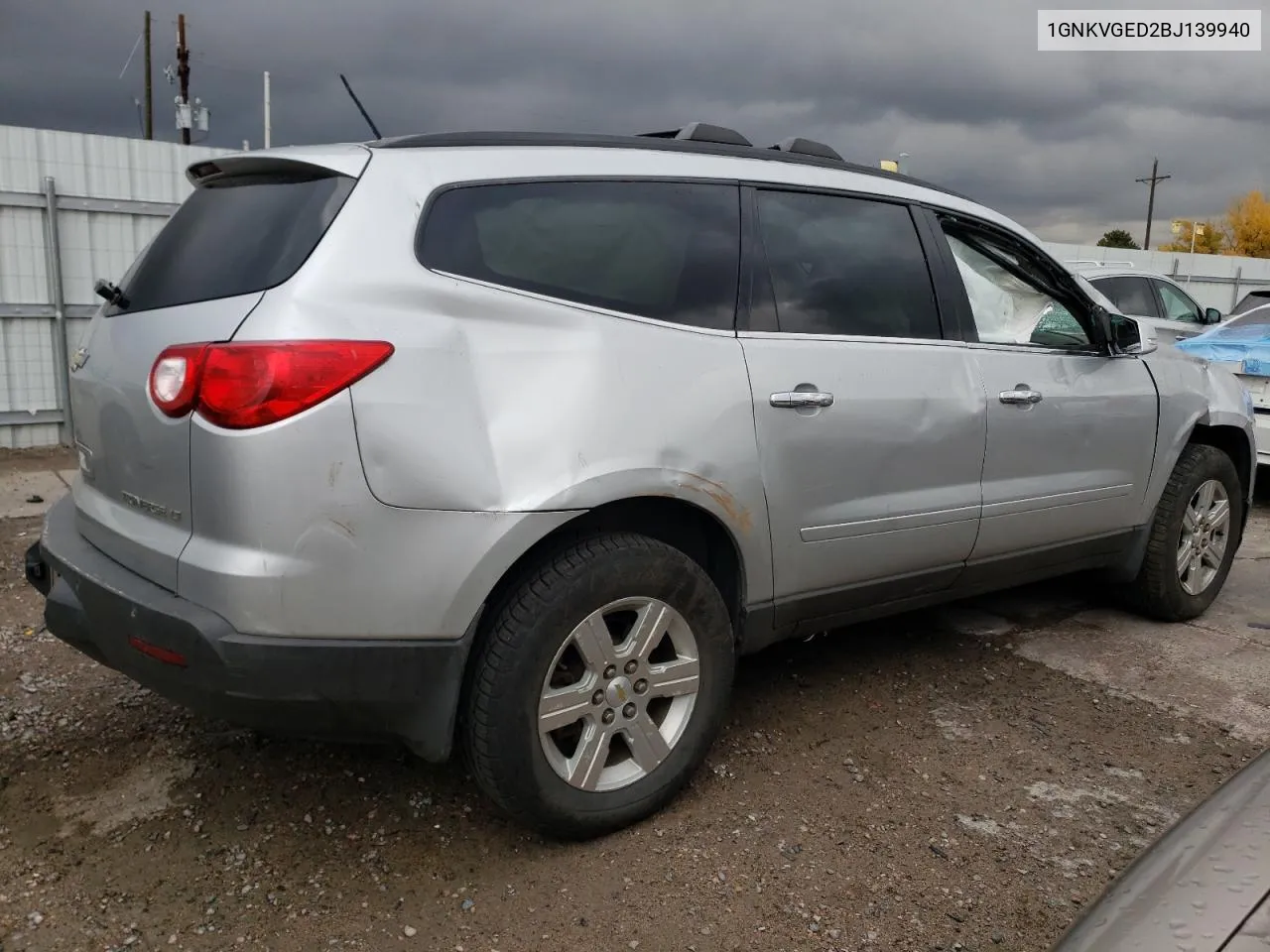 2011 Chevrolet Traverse Lt VIN: 1GNKVGED2BJ139940 Lot: 78400924