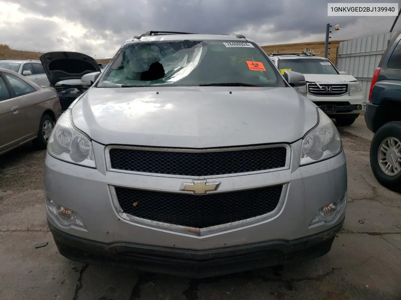 2011 Chevrolet Traverse Lt VIN: 1GNKVGED2BJ139940 Lot: 78400924