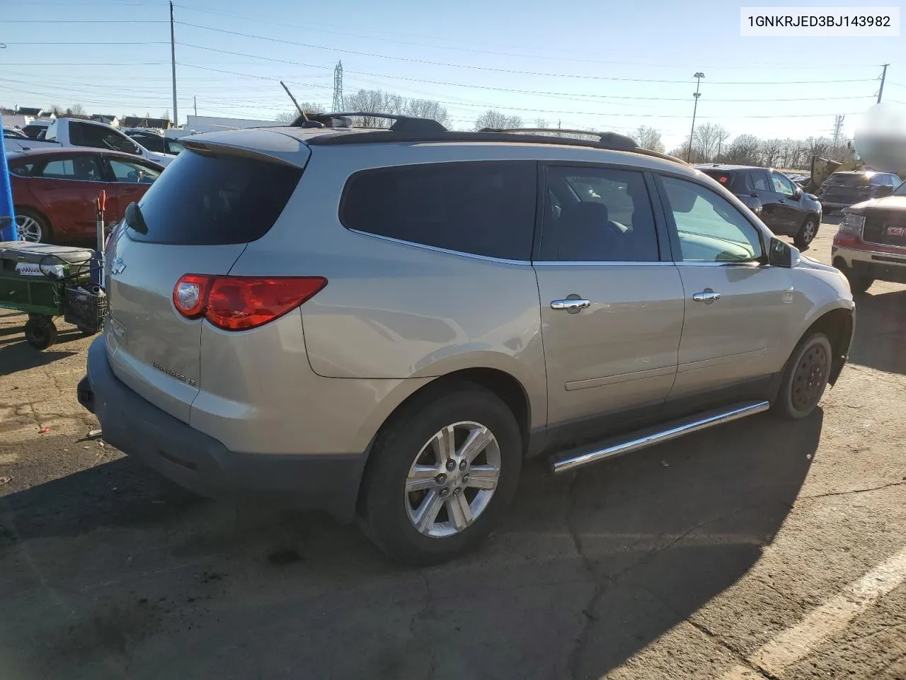 2011 Chevrolet Traverse Lt VIN: 1GNKRJED3BJ143982 Lot: 78690994