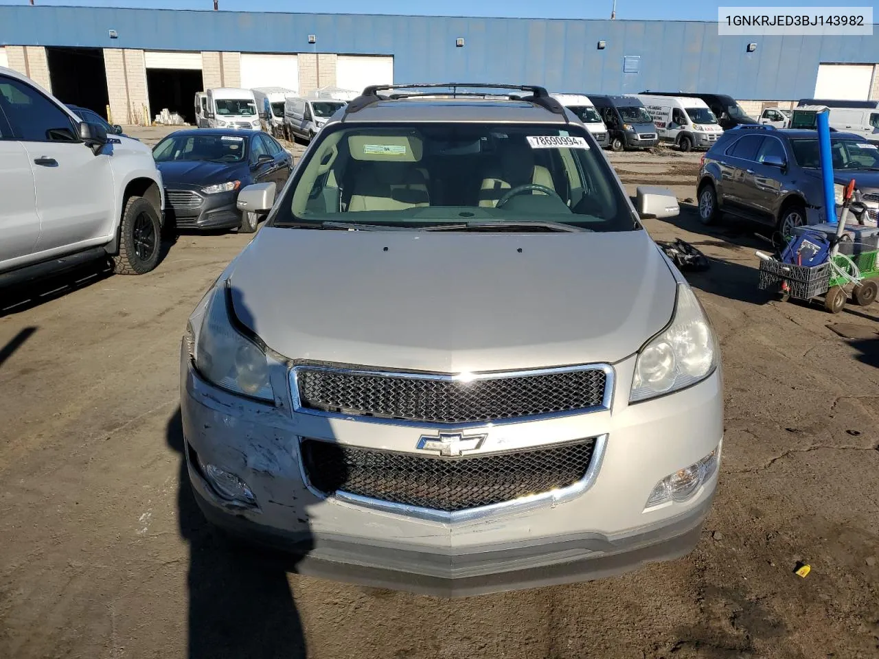 2011 Chevrolet Traverse Lt VIN: 1GNKRJED3BJ143982 Lot: 78690994