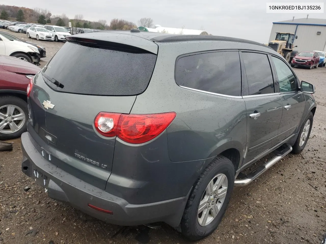 2011 Chevrolet Traverse Lt VIN: 1GNKRGED1BJ135236 Lot: 78990664