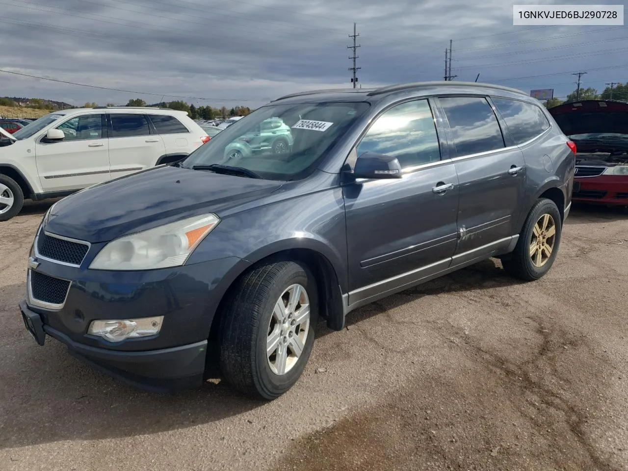 2011 Chevrolet Traverse Lt VIN: 1GNKVJED6BJ290728 Lot: 79245844