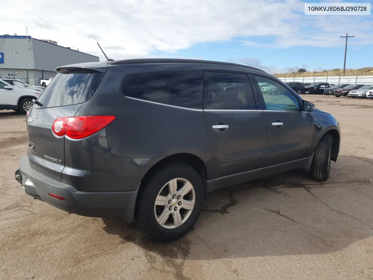 2011 Chevrolet Traverse Lt VIN: 1GNKVJED6BJ290728 Lot: 79245844