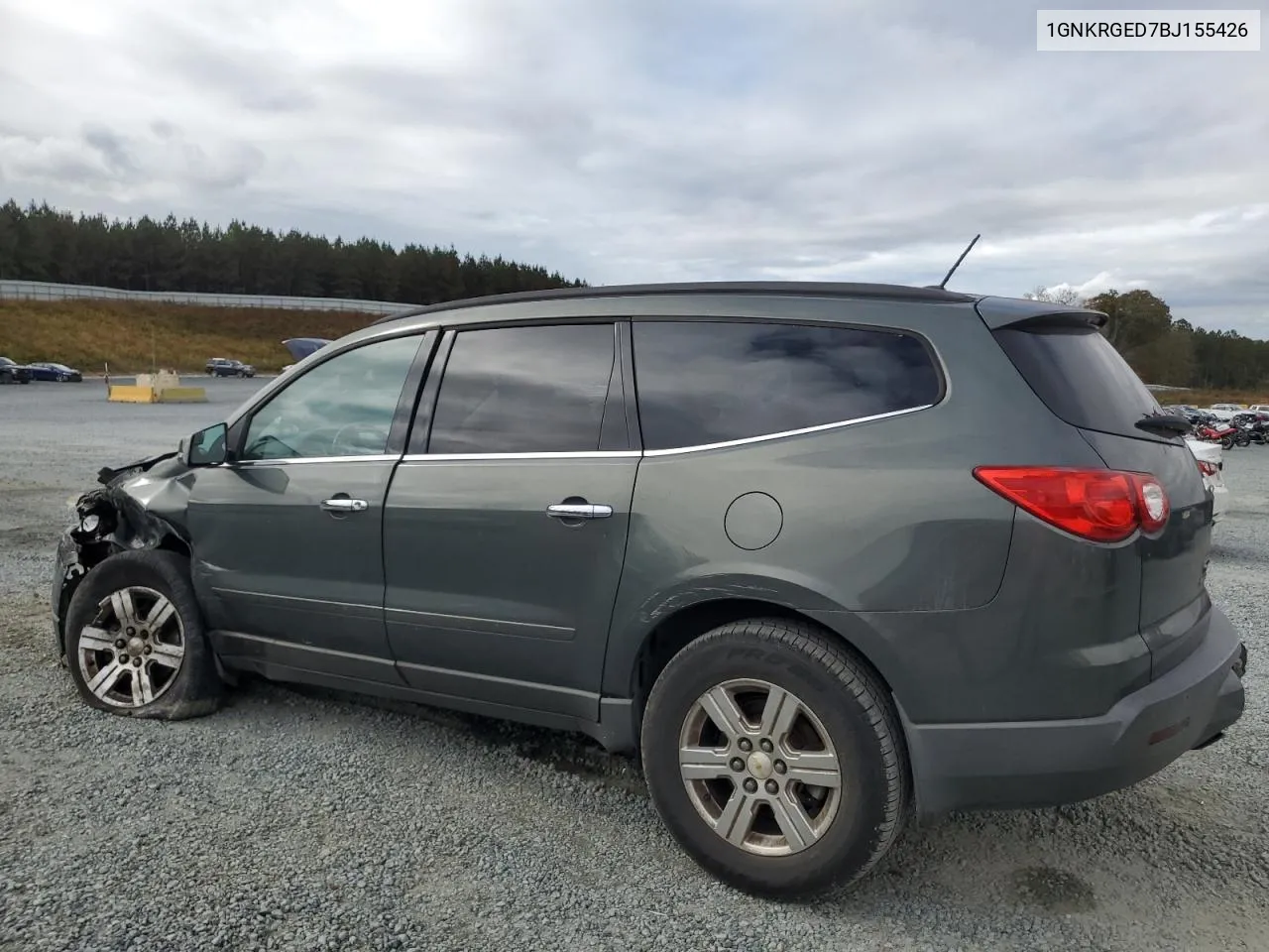 2011 Chevrolet Traverse Lt VIN: 1GNKRGED7BJ155426 Lot: 79358564