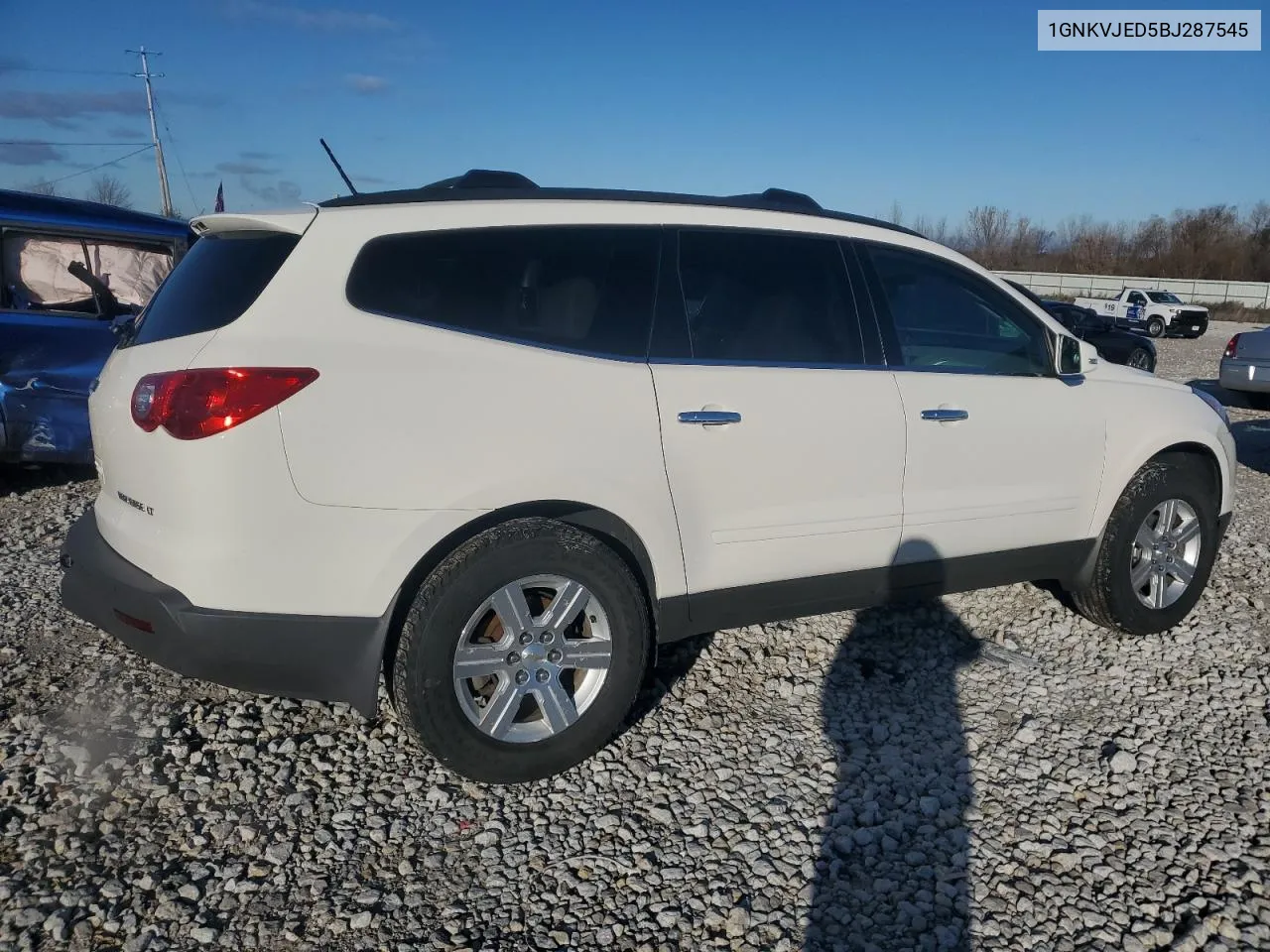 2011 Chevrolet Traverse Lt VIN: 1GNKVJED5BJ287545 Lot: 79686154