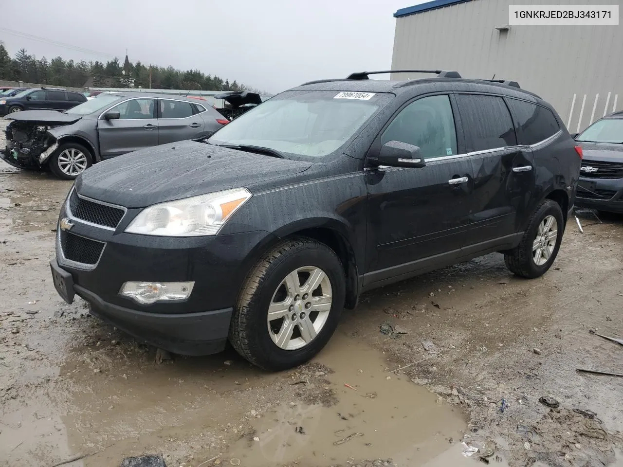 2011 Chevrolet Traverse Lt VIN: 1GNKRJED2BJ343171 Lot: 79967054