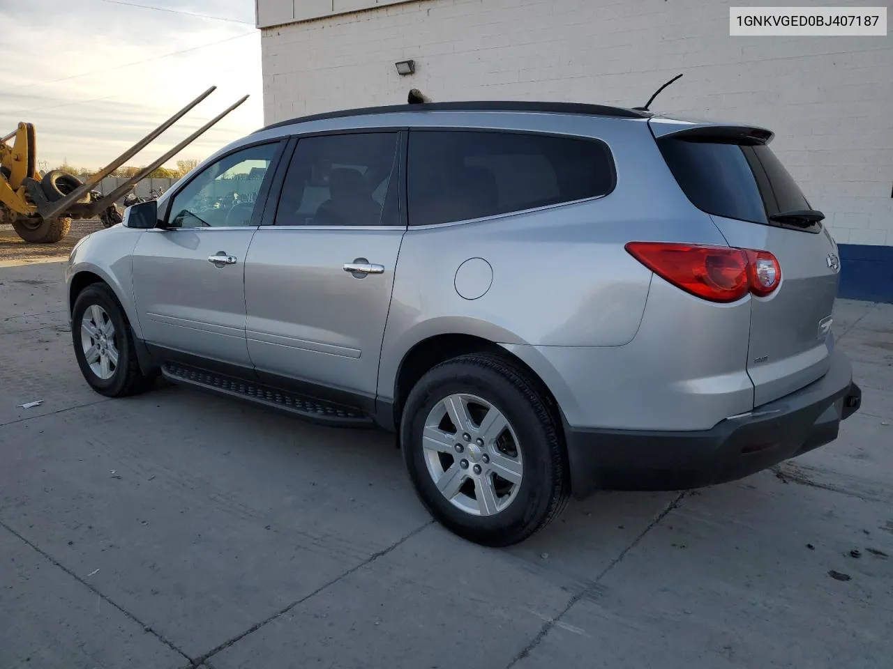 2011 Chevrolet Traverse Lt VIN: 1GNKVGED0BJ407187 Lot: 80475194